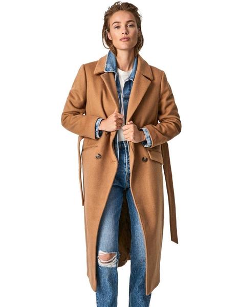 Abrigo Pepe Jeans Mica Caramelo Mujer