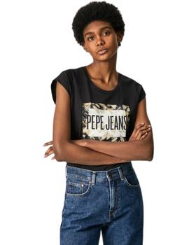 Camiseta Pepe Jeans Corinne Negra Para Mujer