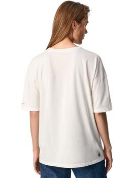 Camiseta Pepe Jeans Berti Blanca Para Mujer