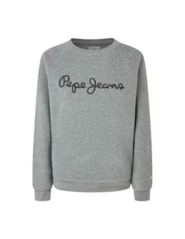 Sudadera Pepe Jeans Nana Gris Para Mujer