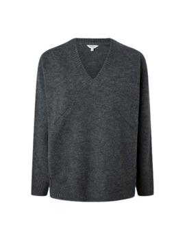 Jersey Pepe Jeans Clara Gris Oscuro Para Mujer