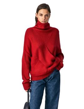 Jersey Pepe Jeans Vivian Rojo Para Mujer