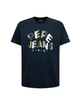 Camiseta Pepe Jeans Raphael Marino Para Hombre