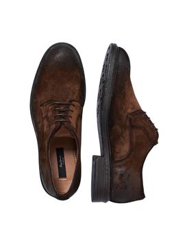 zapatos Pepe Jeans Oregon Blucher Marrones Para Hombre