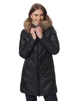 Plumas Blauer Largo Regina Negro Para Mujer