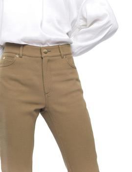 Pantalon Alba Conde Camel 5 Bolsillos Para Mujer