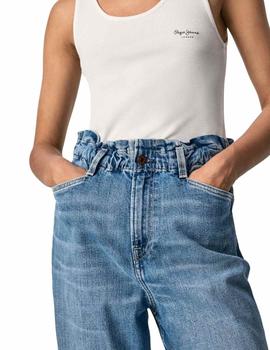 Pantalones Pepe Jeans Reese Taper Fit Para Mujer