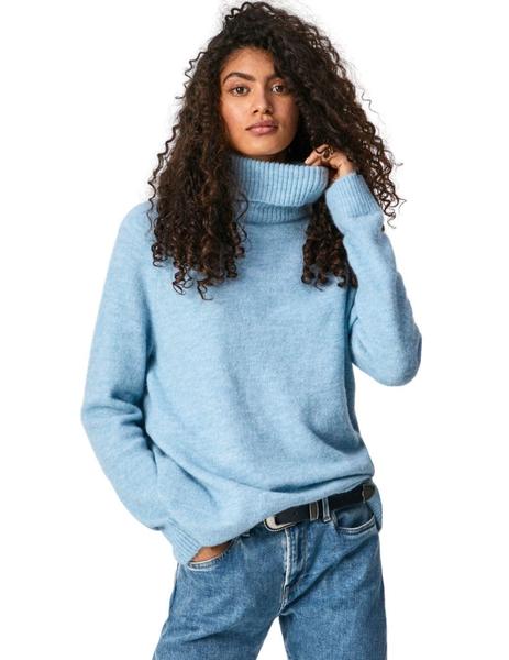 Sueter azul online claro mujer