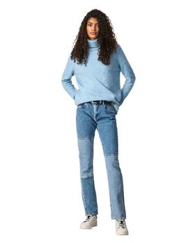 Jersey Pepe Jeans Kim Azul Claro Para Mujer