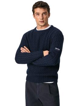 Jersey Pepe Jeans Jules Marino Para Hombre