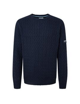 Jersey Pepe Jeans Jules Marino Para Hombre