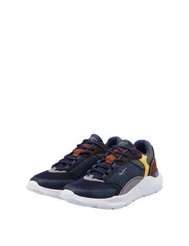 Deportivas Pepe Jeans Brooks Marino Para Hombre