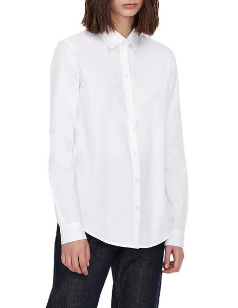 Camisa Armani Exchange Blanca Para Mujer