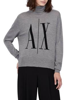 Jersey Armani Exchange Gris Para Mujer