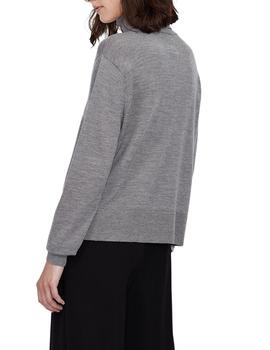 Jersey Armani Exchange Gris Para Mujer