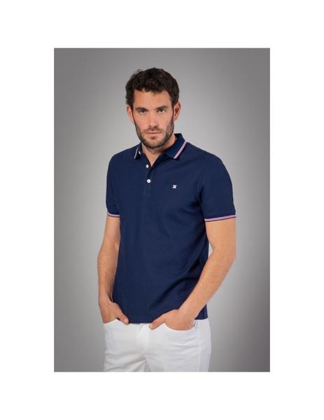 polo camisero azul