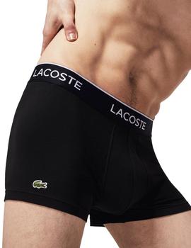 Pack Bóxer Lacoste Negros Para Hombre