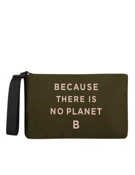 Bolso Ecoalf  Lupita Clutch Verde Para Mujer