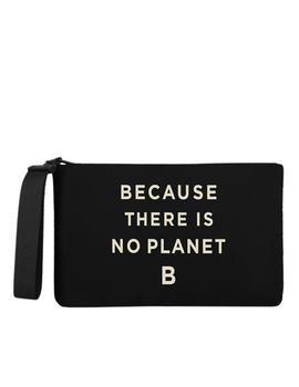 Bolso Ecoalf  Lupita Clutch Negro Para Mujer