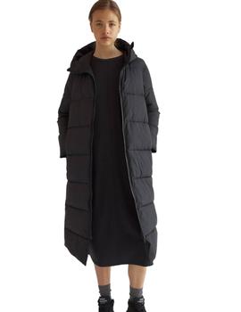 Abrigo Ecoalf  Lenox Negro Para Mujer