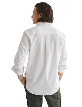 Camisa Ecoalf Antejo Blanca Para Hombre