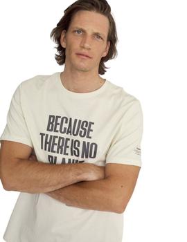 Camiseta Ecoalf Mino Blanca Para Hombre