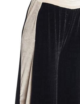 Pantalón Gaudi Largo Negro Fluido Para Mujer