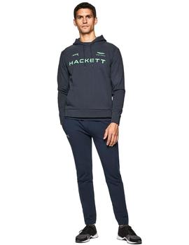 Sudadera Hackett Con Capucha Marino Para Hombre