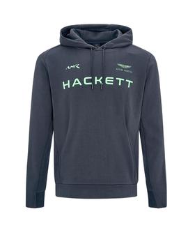 Sudadera Hackett Con Capucha Marino Para Hombre