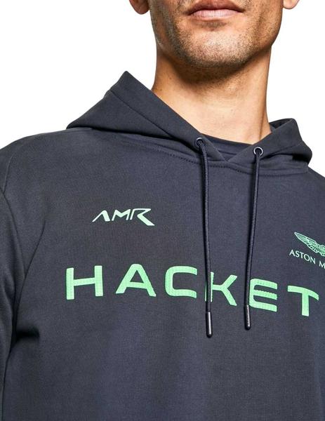 Sudadera Hackett AMR Hoodie blanco hombre