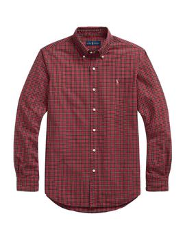 Camisa Ralph Lauren Cuadros Roja Para Hombre
