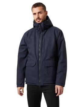 Cazadora Helly Hansen Marino Jaspeada Para Hombre