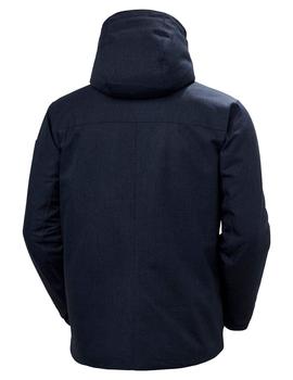 Cazadora Helly Hansen Marino Jaspeada Para Hombre