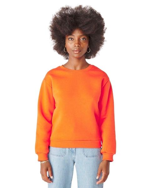Sudadera Naf Naf Naranja Lisa Para Mujer