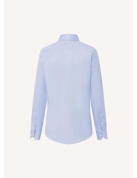 Camisa Hackett Royal Oxford Puño Simple Azul Para Hombre
