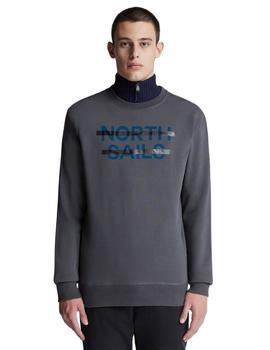 Sudadera North Sails Gris Para Hombre