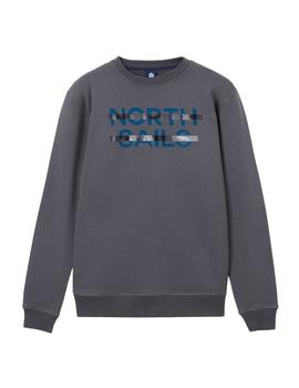 Sudadera North Sails Gris Para Hombre