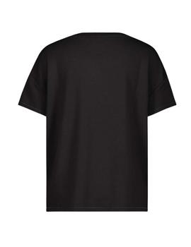 Camiseta Monari Negra Fluida Para Mujer