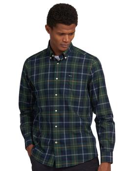 Camisa Barbour Cuadros Verde Para Hombre