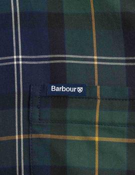 Camisa Barbour Cuadros Verde Para Hombre