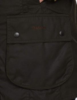 Barbour Chaqueta Classic Beadnell Wax Verde oscuro