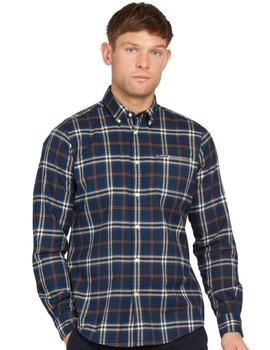 Camisa Barbour Cuadro Fantasía Azul Para Hombre