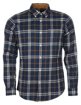 Camisa Barbour Cuadro Fantasía Azul Para Hombre