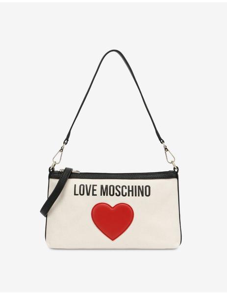 Bolso De Hombro Con Parche Corazón Para Mujer