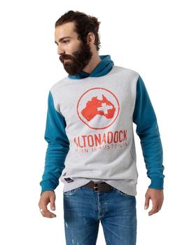 Sudadera Altonadock Gris y Azul Para Hombre