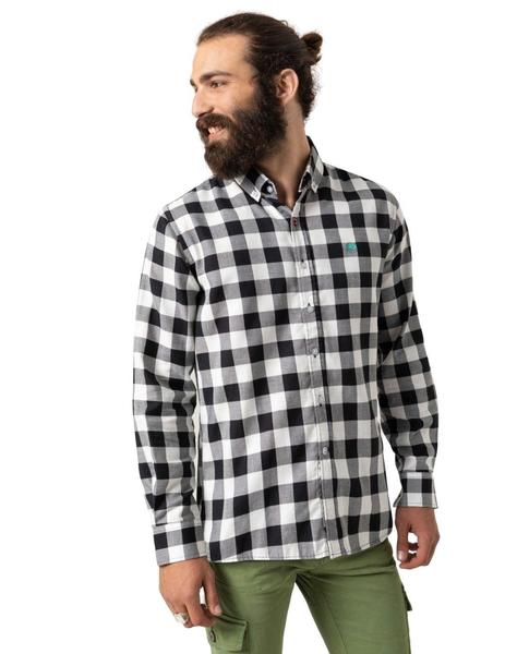 Camisa Altonadock Vichy Negra Para