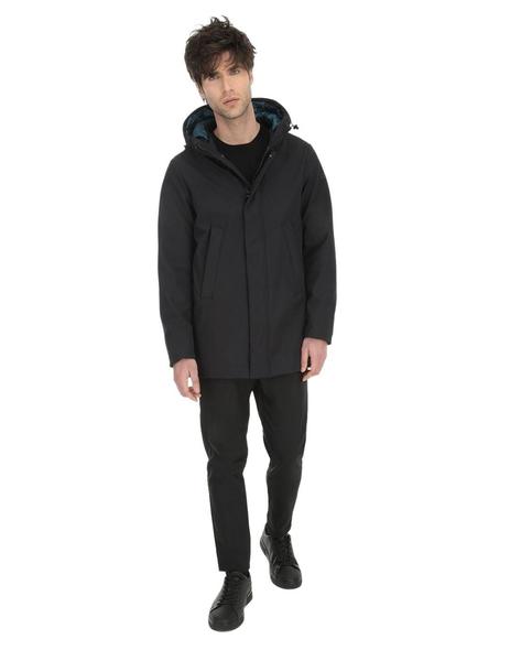 Parka Hetrego Craig Larga Neopreno Marino Para Hombre