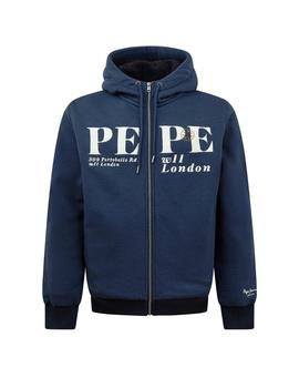 Sudadera Pepe Jeans Ludwing Marino Para Hombre