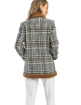 Chaqueta Alba Conde Natural Cuadros Para Mujer