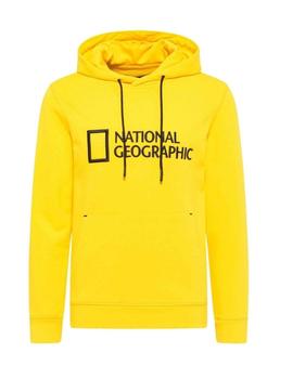 Sudadera National Geographic Amarillo Bordada